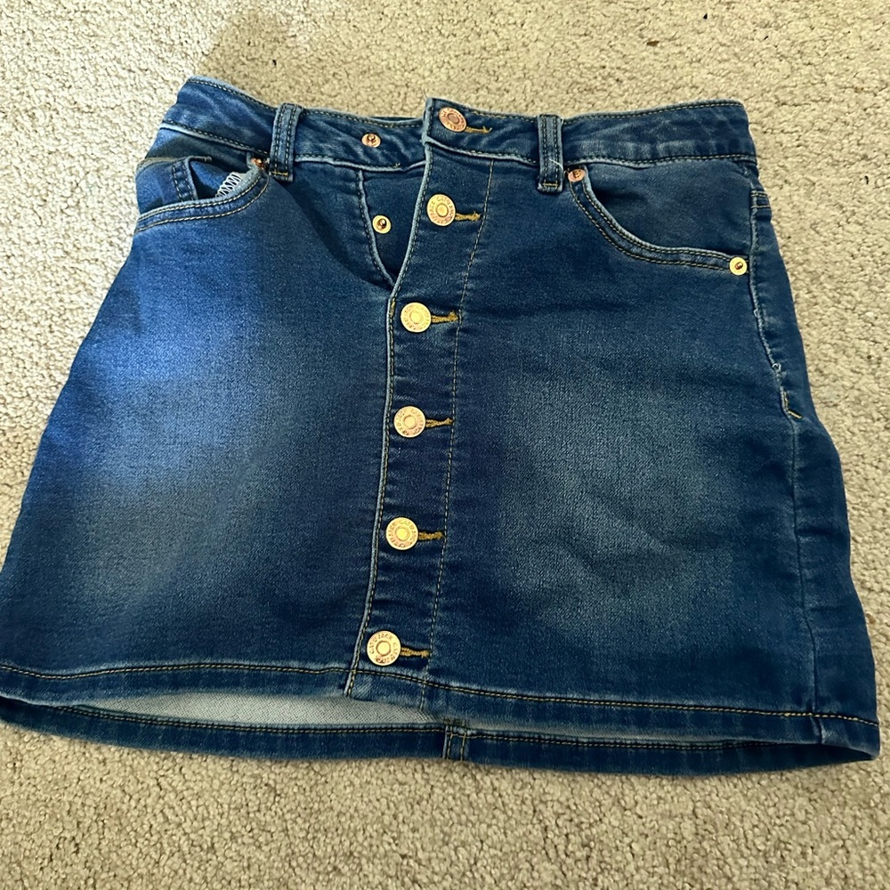 Cat & Jack girls size 7/8 denim skirt